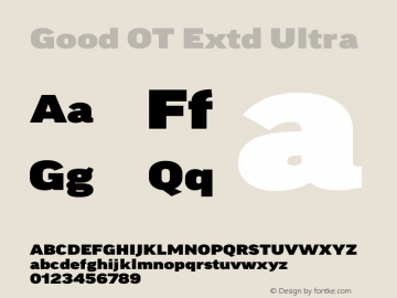 Good OT Extd Ultra Version 7.60图片样张