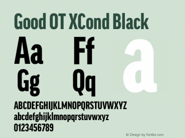 Good OT XCond Black Version 7.60图片样张