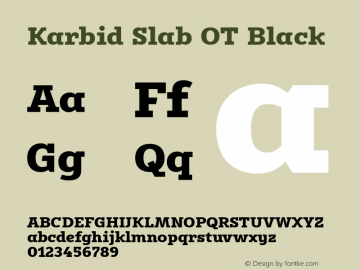 Karbid Slab OT Black Version 7.60图片样张