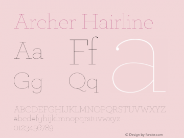 Archer Hairline Version 1.203 Pro图片样张