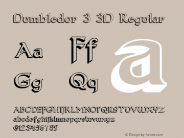 Dumbledor 3 3D Regular 1.01图片样张