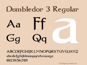 Dumbledor 3 Regular 1.01图片样张