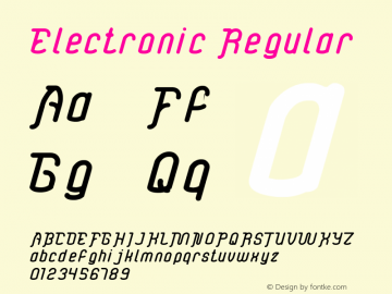 Electronic Version 1.00;November 19, 2017;FontCreator 11.0.0.2408 64-bit图片样张