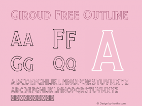 Giroud Free Outline Version 1.000图片样张