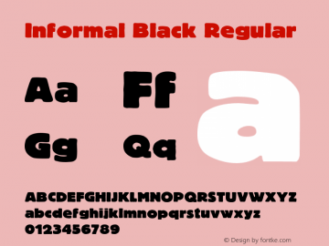 Informal Black Version 1.00图片样张