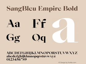 SangBleu Empire Bold Version 2.500图片样张