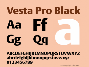 Vesta Pro Black Version 1.00图片样张