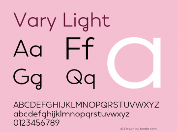Vary Light Version 1.00图片样张