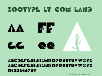 Linotype Zootype Com Land Version 1.01图片样张