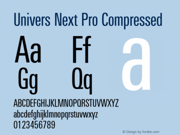 UniversNextPro-Compressed Version 1.00图片样张