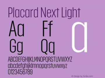 Placard Next Light Version 1.10, build 16, s3图片样张