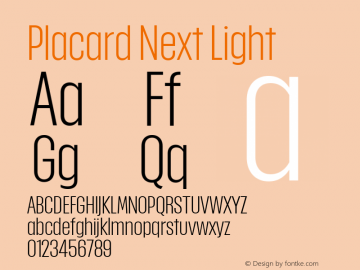 Placard Next Light Version 1.10, build 16, s3图片样张