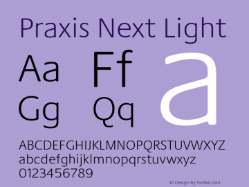 Praxis Next Light Version 1.00, build 7, g2.4.3 b983, s3图片样张