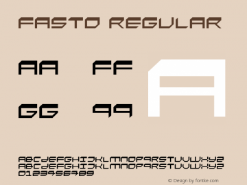 Fasto Regular 001.000图片样张