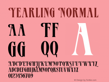 Yearling Normal 1.0 Sat Oct 08 13:57:42 1994图片样张