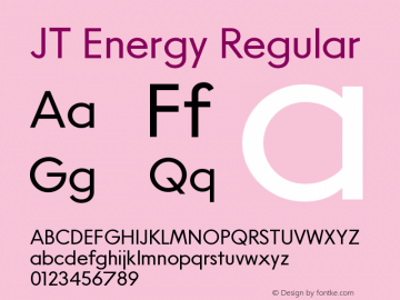 JT Energy Regular Version 3.000图片样张