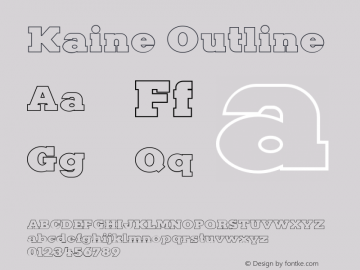 Kaine-Outline 1.000图片样张