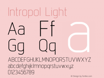 Intropol-Light 1.000图片样张