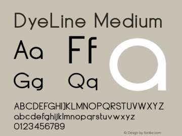 DyeLine-Medium 1.000图片样张