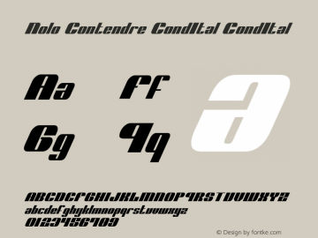 Nolo Contendre CondItal CondItal 2图片样张