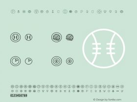 Rude Icons Sports White Version 1.001;PS 001.001;hotconv 1.0.70;makeotf.lib2.5.58329图片样张