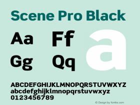 ScenePro-Black Version 1.009;PS 001.000;Core 1.0.38;makeotf.lib1.6.5960图片样张