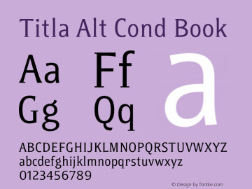 Titla Alt Cond Book Version 1.1图片样张