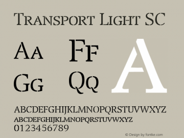 Transport Light SC Version 1.00图片样张