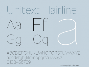 Unitext Hairline Version 1.00, build 11, gb1060, s3图片样张