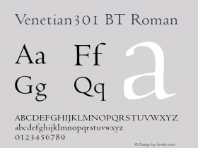 Venetian301 BT Roman Version 1.01 emb4-OT图片样张