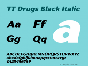 TT Drugs Black Italic Version 1.010图片样张