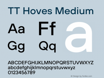 TT Hoves Medium Version 2.000;hotconv 1.0.109;makeotfexe 2.5.65596.12112020图片样张