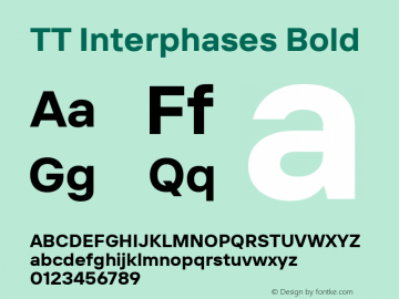 TT Interphases Bold Version 1.040图片样张