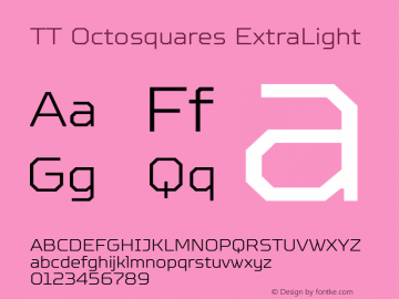 TT Octosquares ExtraLight 1.000图片样张