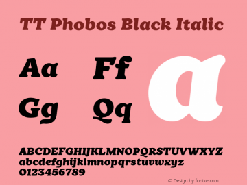 TT Phobos Black Italic Version 1.010.29102021图片样张