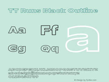 TT Runs Black Outline Version 1.100.21052021图片样张
