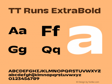 TT Runs ExtraBold Version 1.100.18052021图片样张