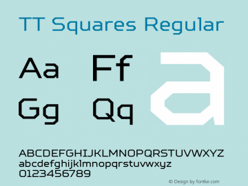 TT Squares Regular Version 1.010图片样张
