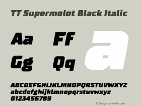 TT Supermolot Black Italic Version 1.010.27032020图片样张