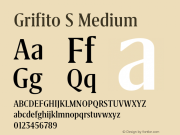 Grifito S Medium Version 2.002图片样张