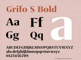 Grifo S Bold Version 2.002图片样张