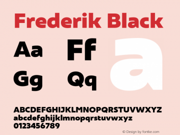 Frederik Black Version 001.000 February 2019图片样张