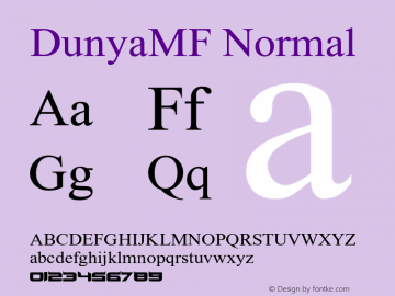 DunyaMF-Normal Version 2.000图片样张