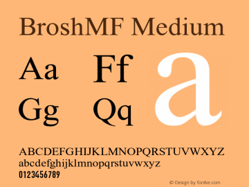 BroshMF-Medium Version 2.000图片样张