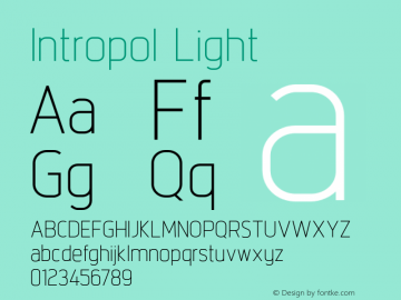 Intropol-Light 1.000图片样张