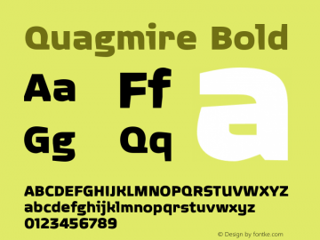 Quagmire-Bold 001.000图片样张