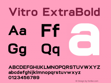 Vitro-ExtraBold 1.000图片样张