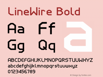 LineWire-Bold 001.000图片样张