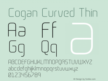 CoganCurved-Thin Version 1.000图片样张