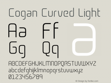 CoganCurved-Light Version 1.000图片样张